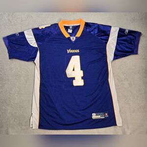 NFL Minnesota Vikings Reebok Stitched Brett Favre #4 Football Jersey Men's 2XL